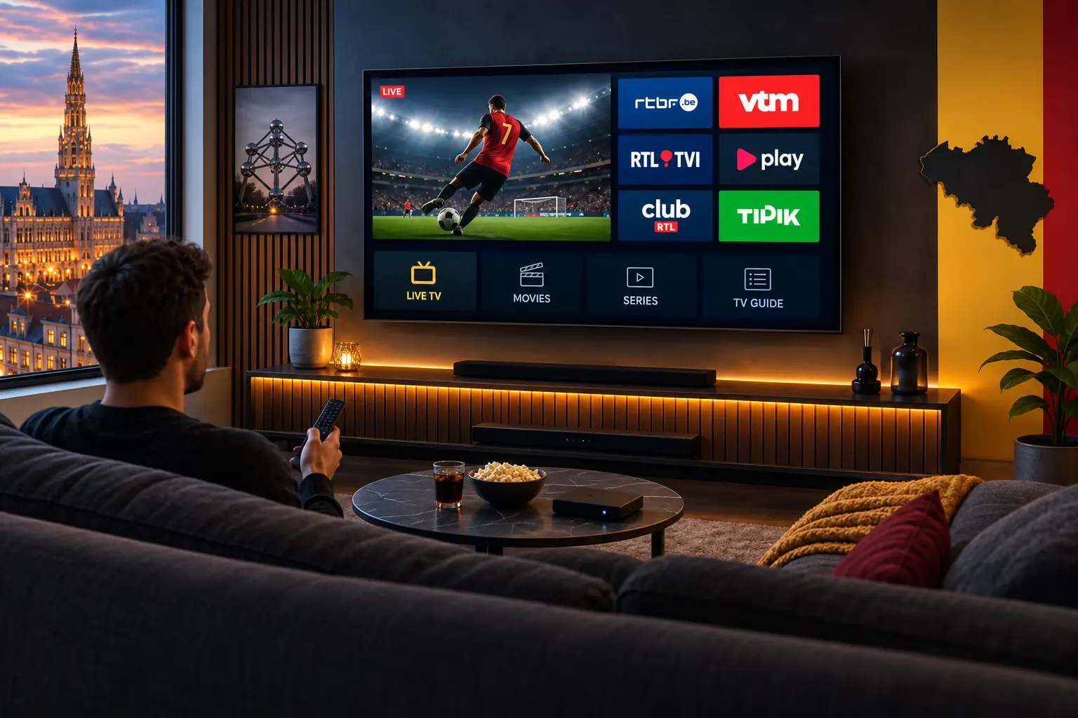 Abonnement IPTV Belgique 4K